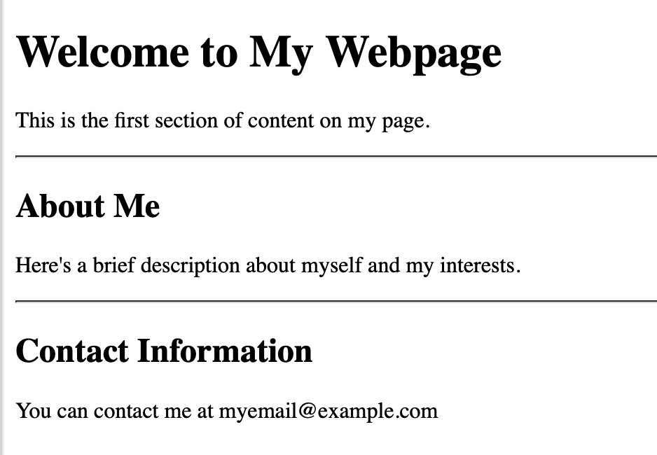 HTML basic tag